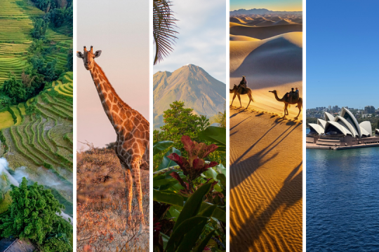 5 exotische Ziele